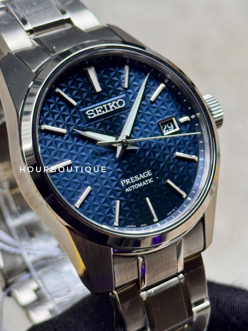 Brand New Seiko Presage Sharp Edge Blue Dial Automatic Watch SPB167J1