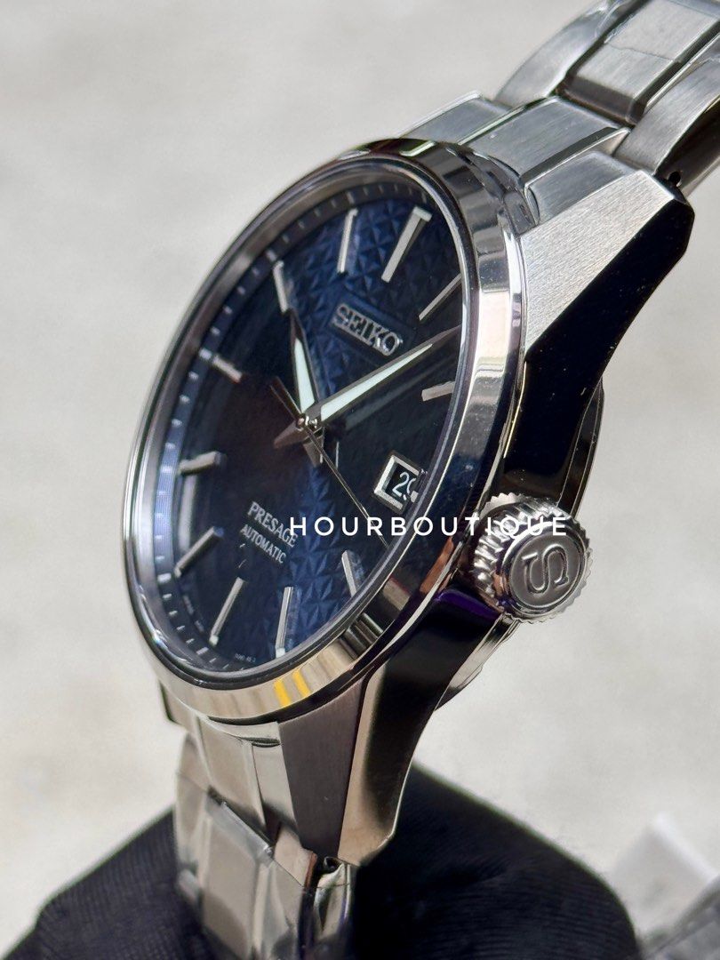 Brand New Seiko Presage Sharp Edge Blue Dial Automatic Watch SPB167J1