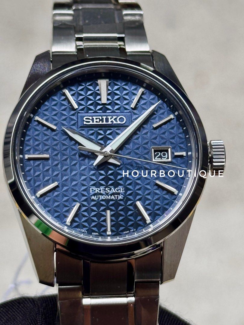 Brand New Seiko Presage Sharp Edge Blue Dial Automatic Watch SPB167J1