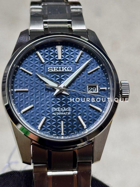Brand New Seiko Presage Sharp Edge Blue Dial Automatic Watch SPB167J1