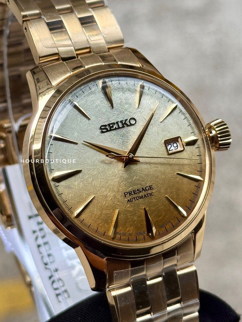 Brand New Seiko Presage SnowFlake Dial Automatic Dress Watch SRPK46J1