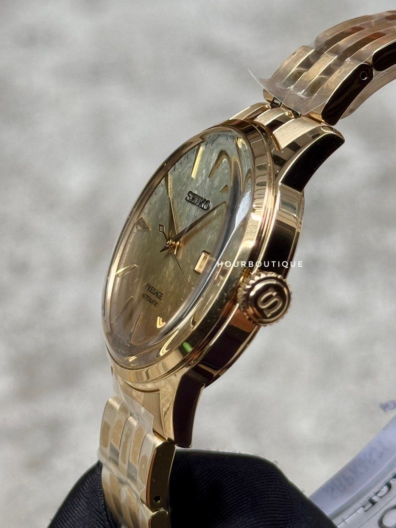 Brand New Seiko Presage SnowFlake Dial Automatic Dress Watch SRPK46J1