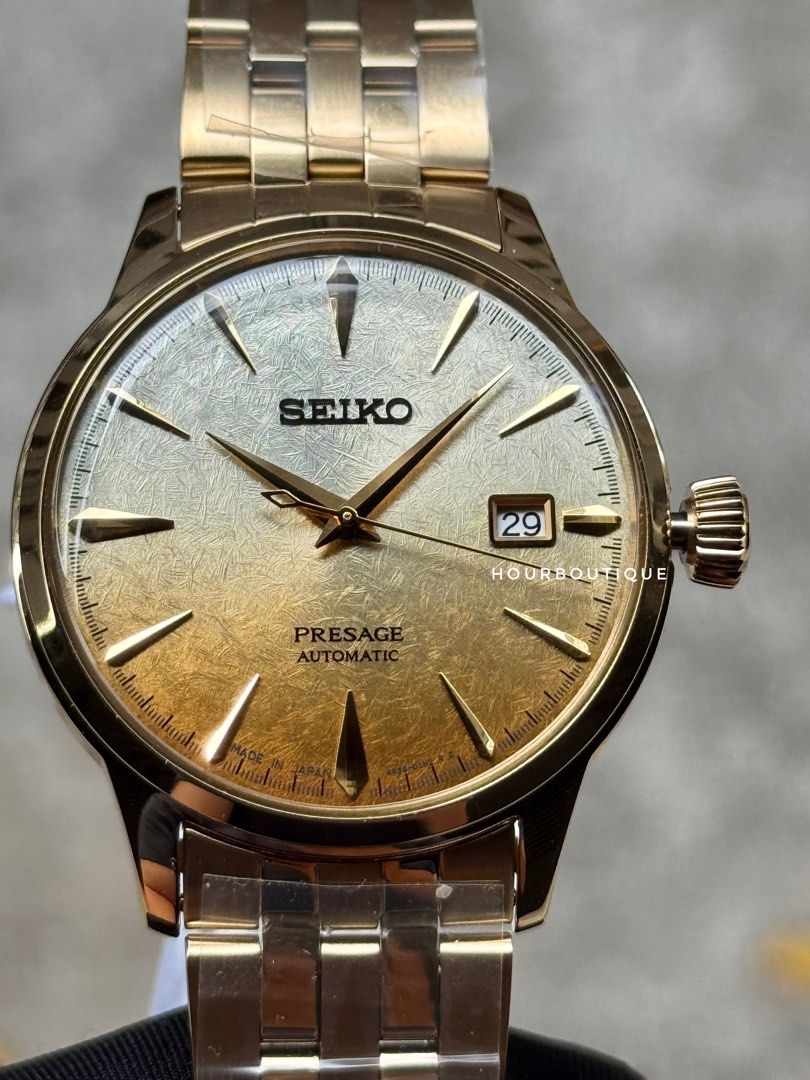 Brand New Seiko Presage SnowFlake Dial Automatic Dress Watch SRPK46J1