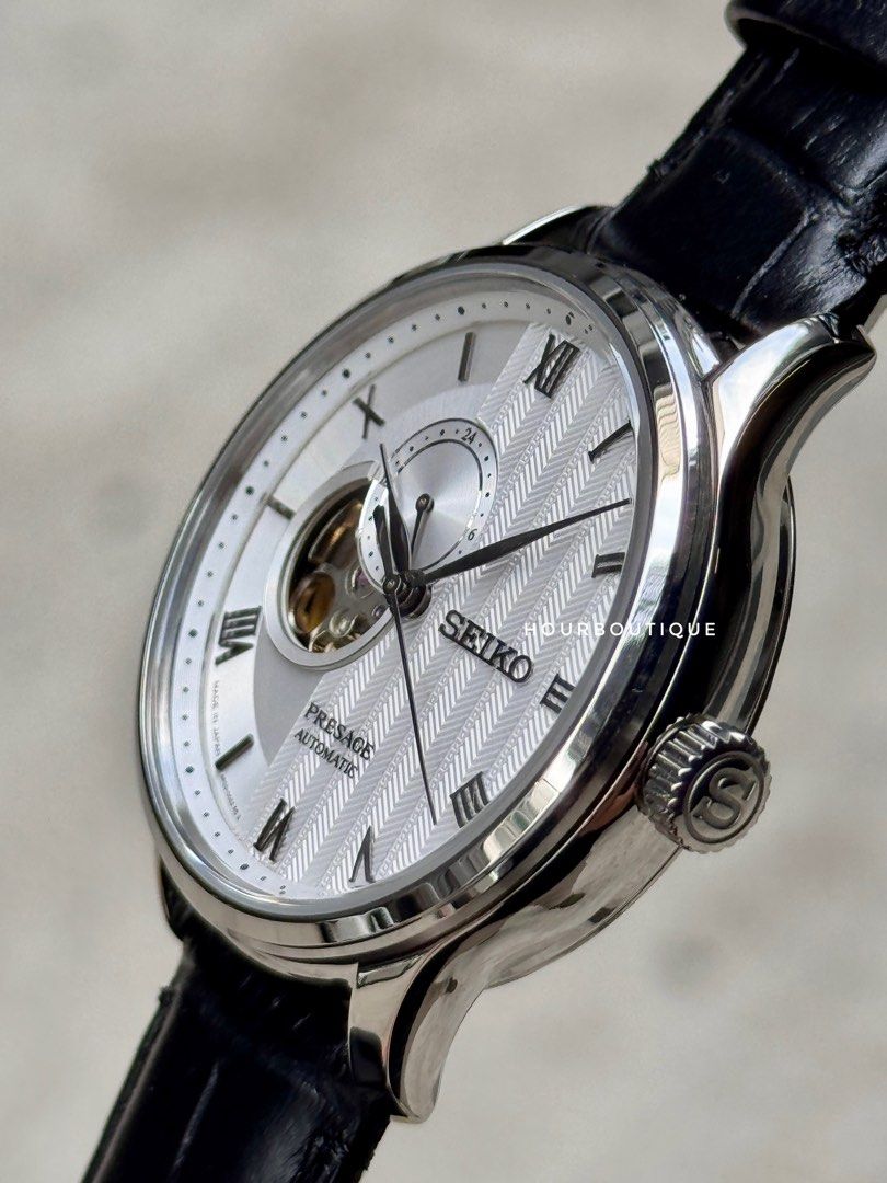 Brand New Seiko Presage Zen Garden White Dial Automatic Watch SSA379J1