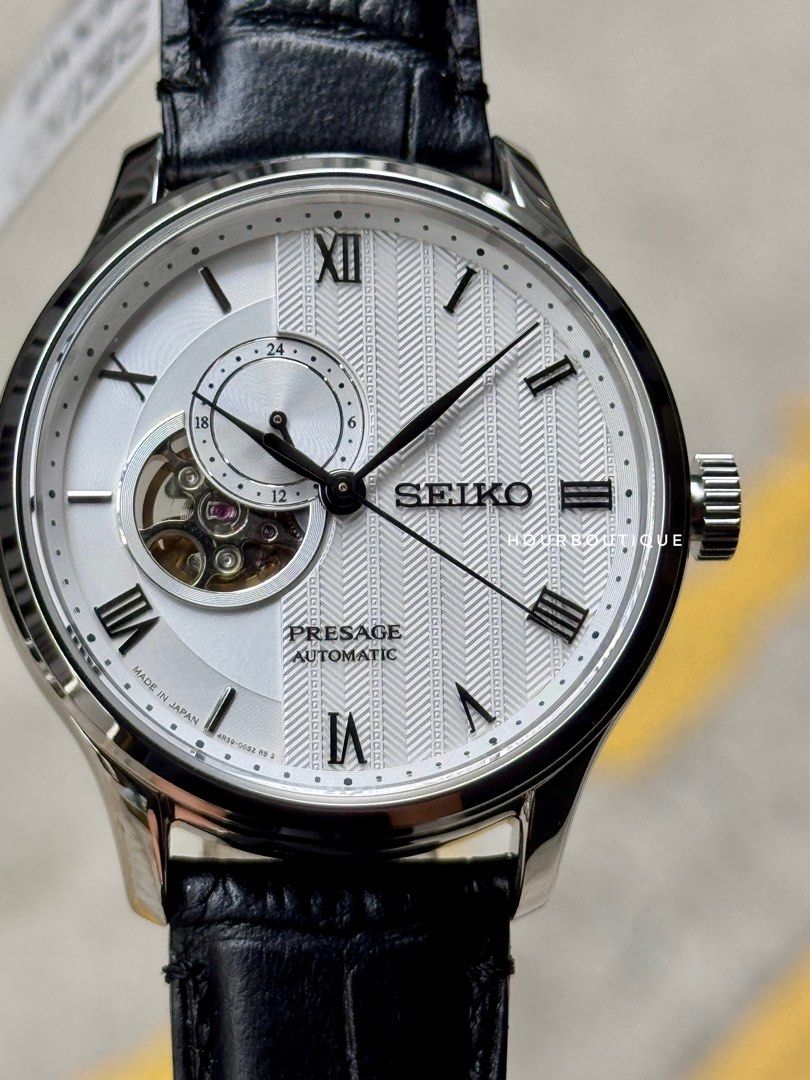 Brand New Seiko Presage Zen Garden White Dial Automatic Watch SSA379J1