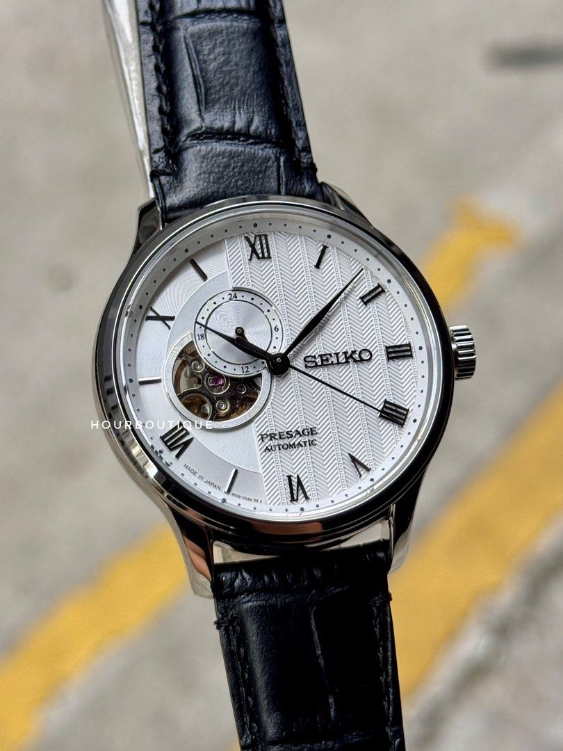 Brand New Seiko Presage Zen Garden White Dial Automatic Watch SSA379J1