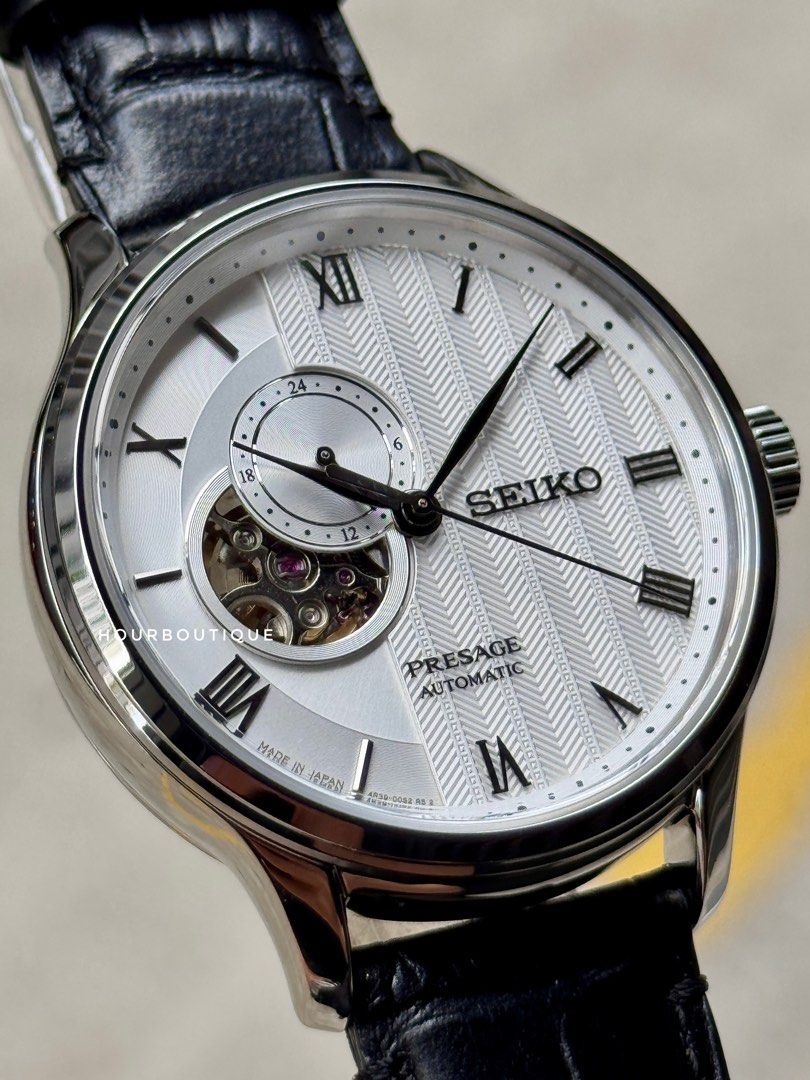 Brand New Seiko Presage Zen Garden White Dial Automatic Watch SSA379J1