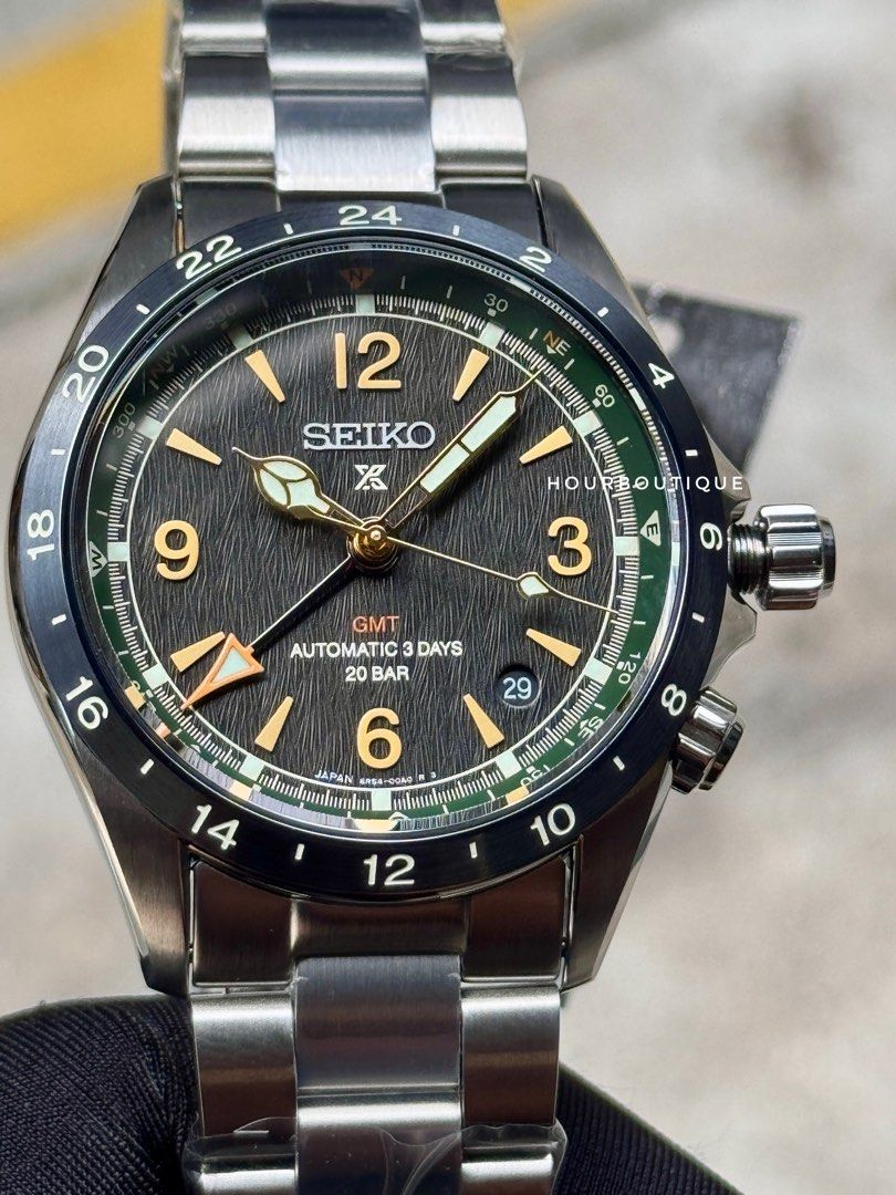 Brand New Seiko Prospex Alpinist GMT Hornbills Asia Limited Edition SPB493J1