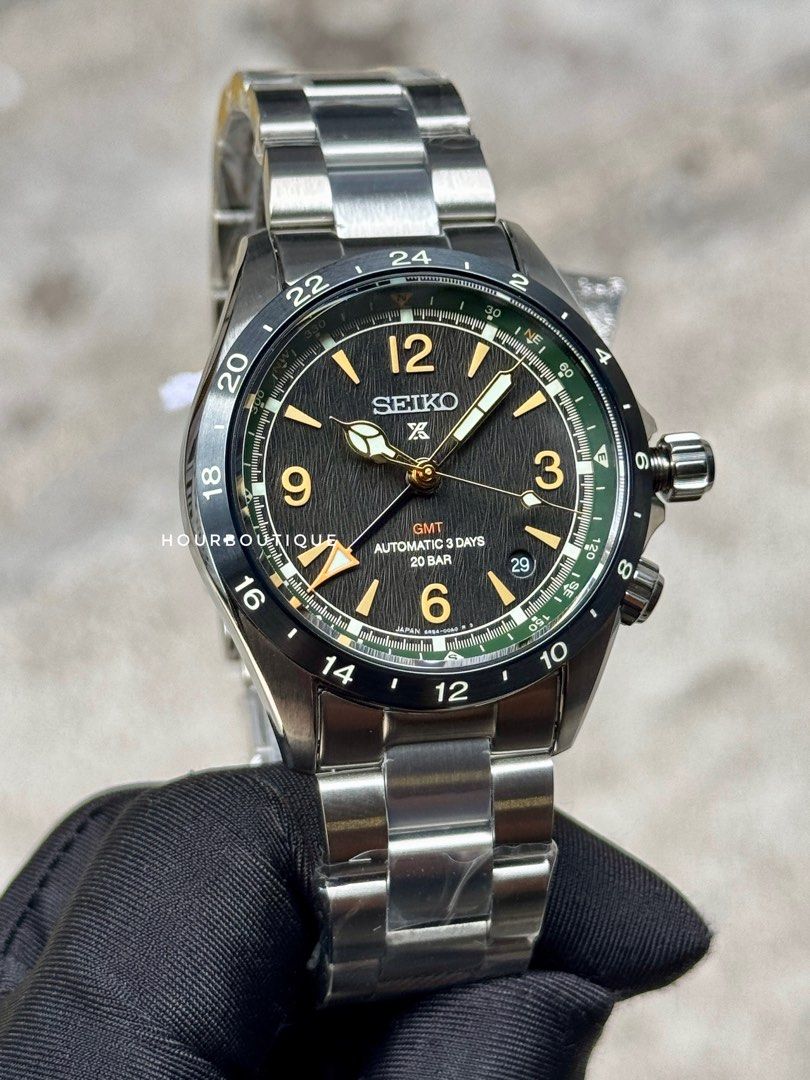 Brand New Seiko Prospex Alpinist GMT Hornbills Asia Limited Edition SPB493J1