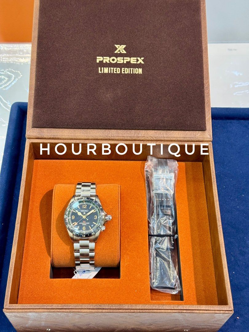 Brand New Seiko Prospex Alpinist GMT Hornbills Asia Limited Edition SPB493J1