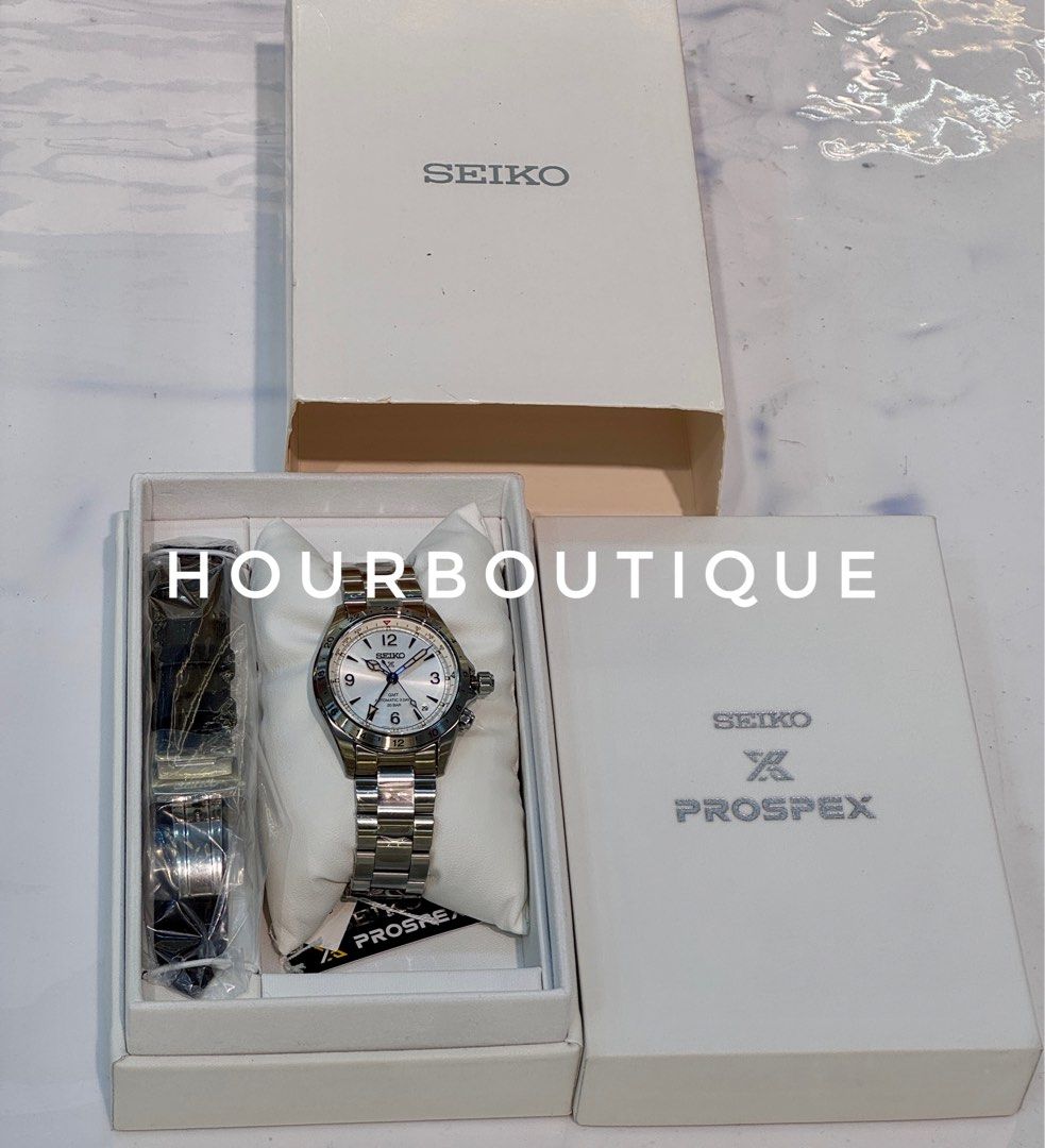 Brand New Seiko Prospex Alpinist GMT, 110th Anniversary Automatic Field Watch SPB409J1