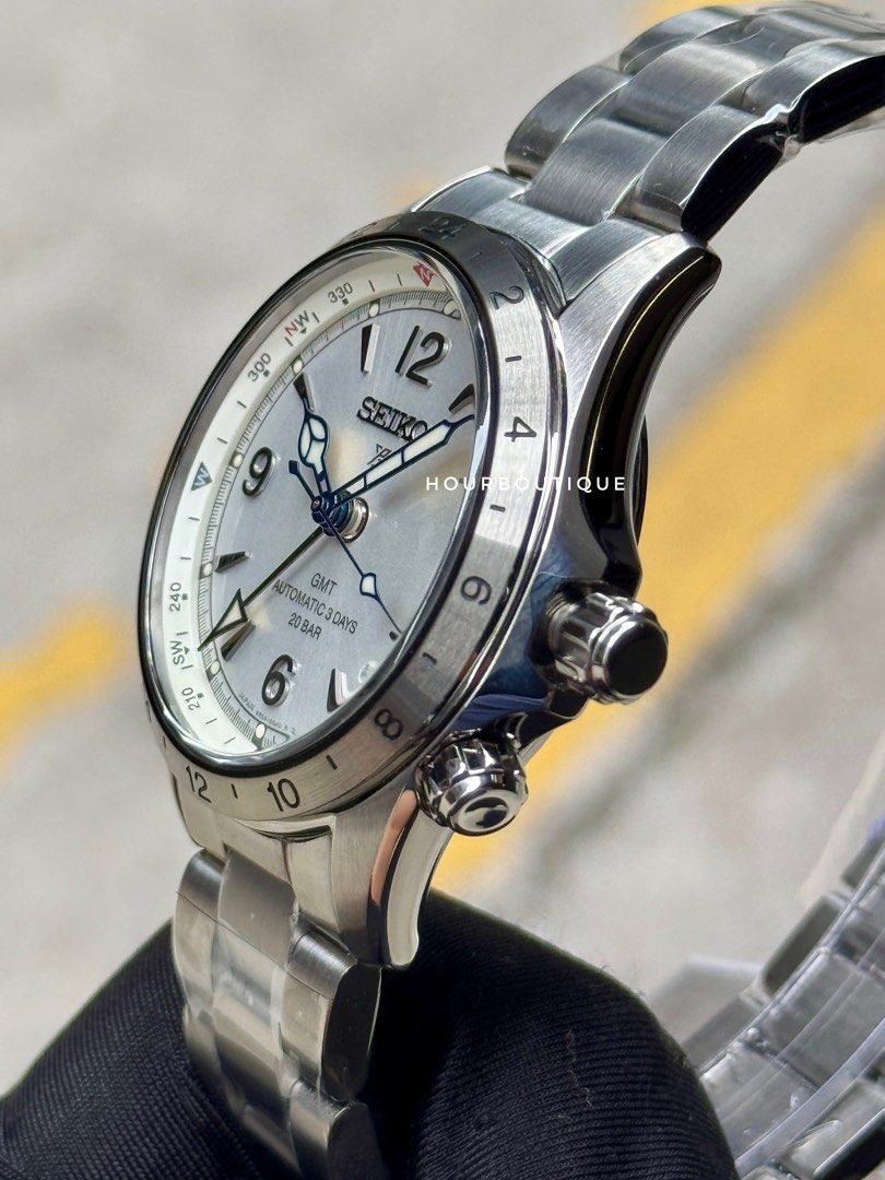 Brand New Seiko Prospex Alpinist GMT, 110th Anniversary Automatic Field Watch SPB409J1