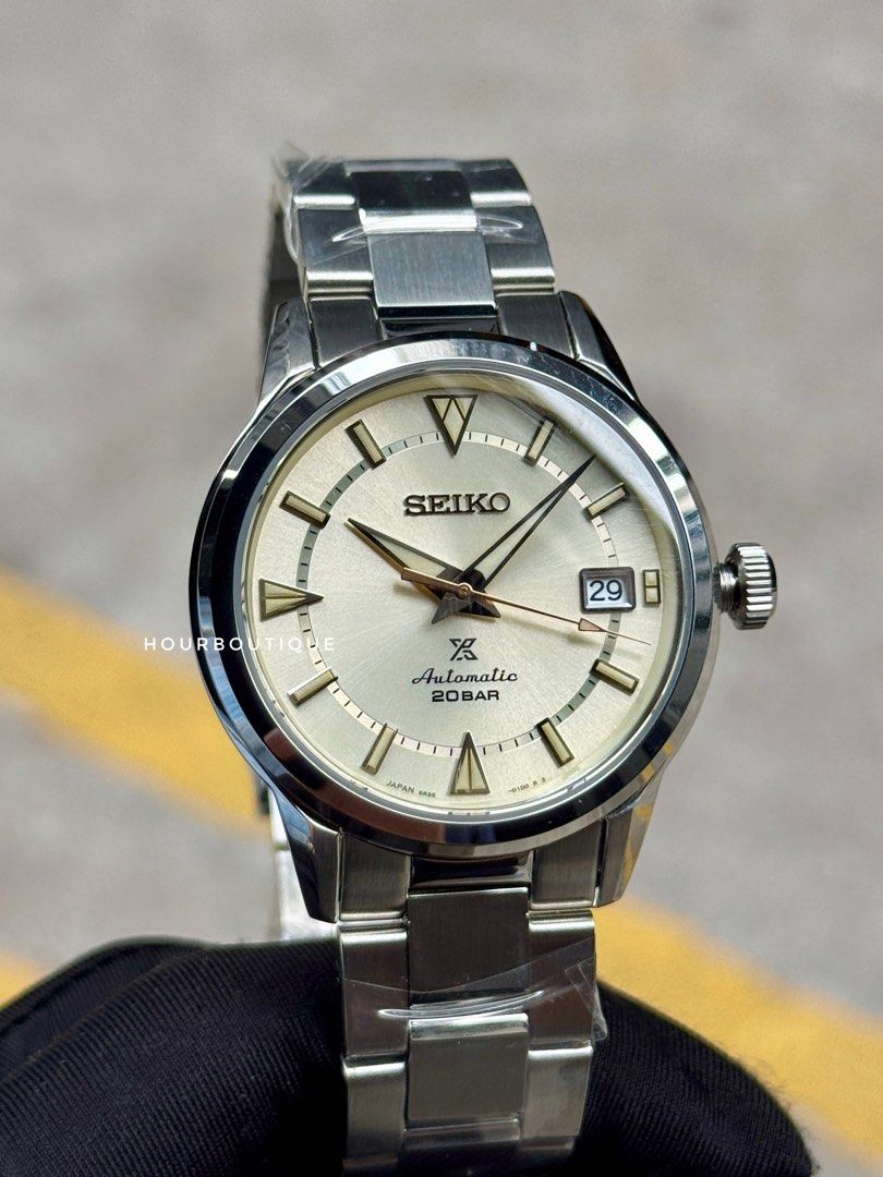 Brand New Seiko Prospex Alpinist Cream Dial Automatic Watch SPB241J1