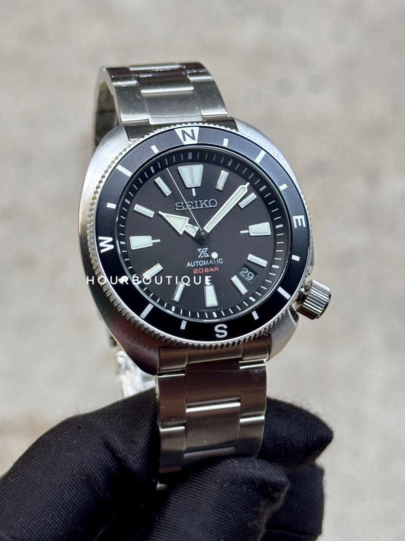 Brand New Seiko Prospex Black Dial Land Tortoise Automatic FieldWatch SRPH17K1