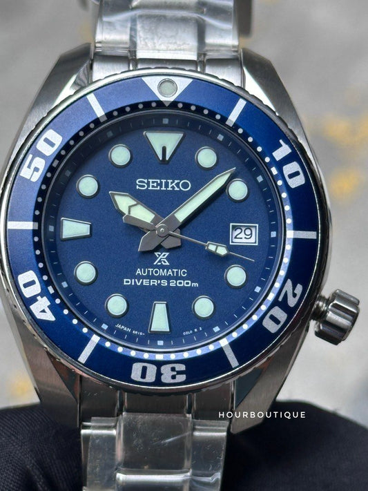 Brand New Seiko Prospex Blue Sumo Automatic Mens Divers Watch SBDC033