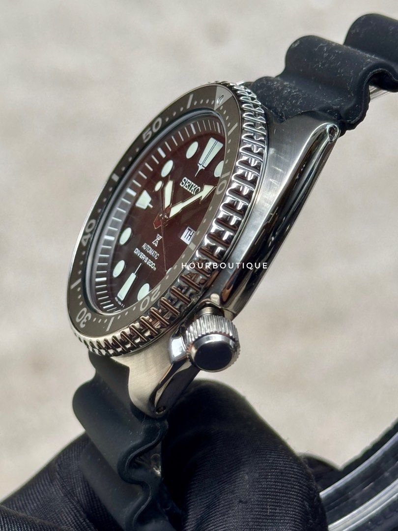 Brand New Seiko Prospex Classic Black Dial Turtle, Automatic Divers Watch SRPE93K1