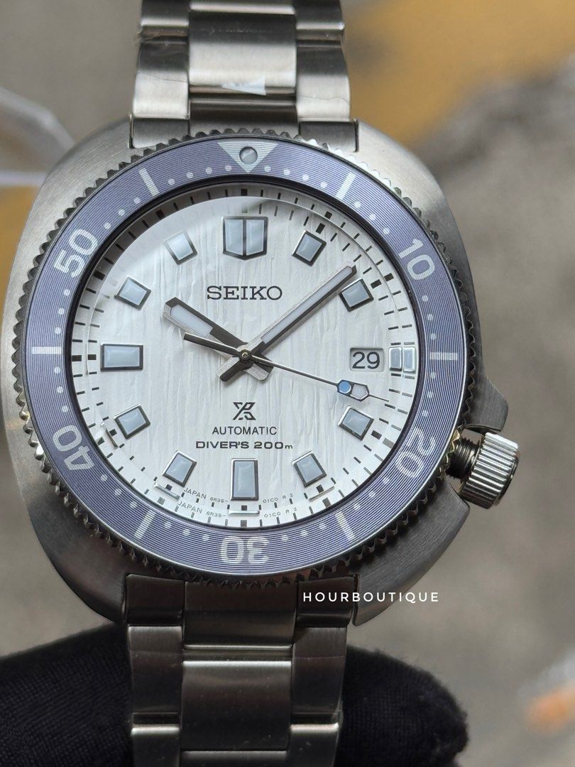 Brand New Seiko Prospex Cpt Willard White Birch Dial Automatic Divers Watch SPB301J1