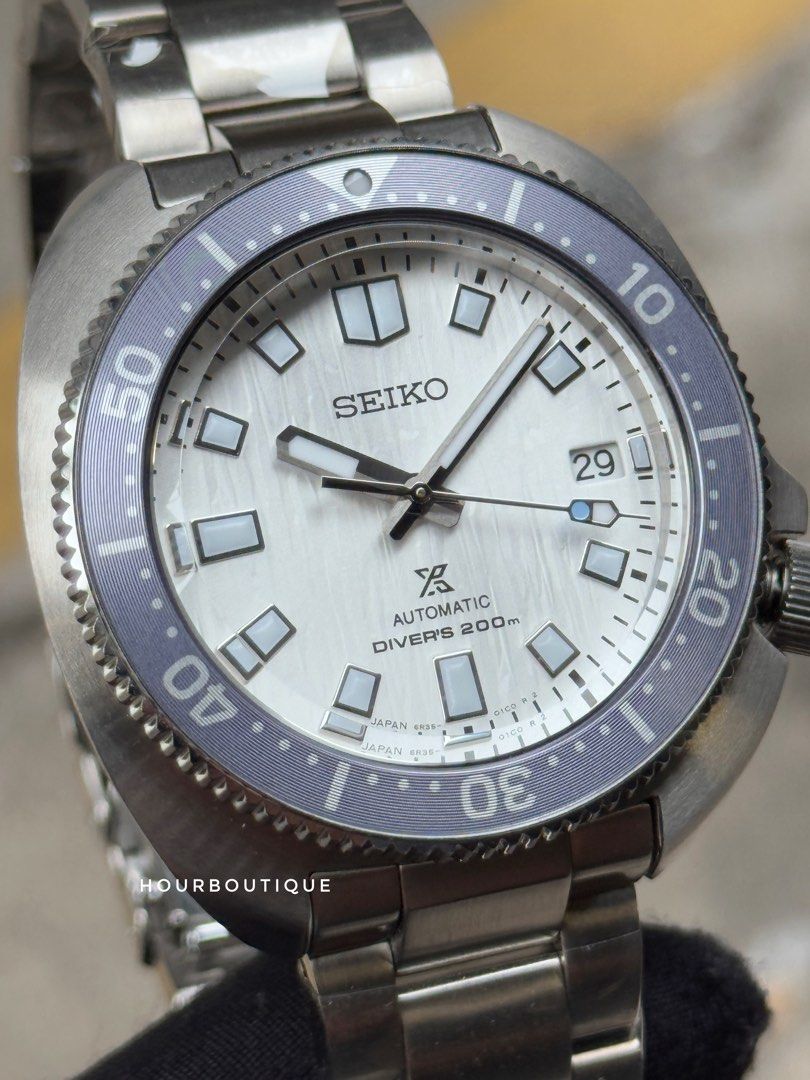 Brand New Seiko Prospex Cpt Willard White Birch Dial Automatic Divers Watch SPB301J1
