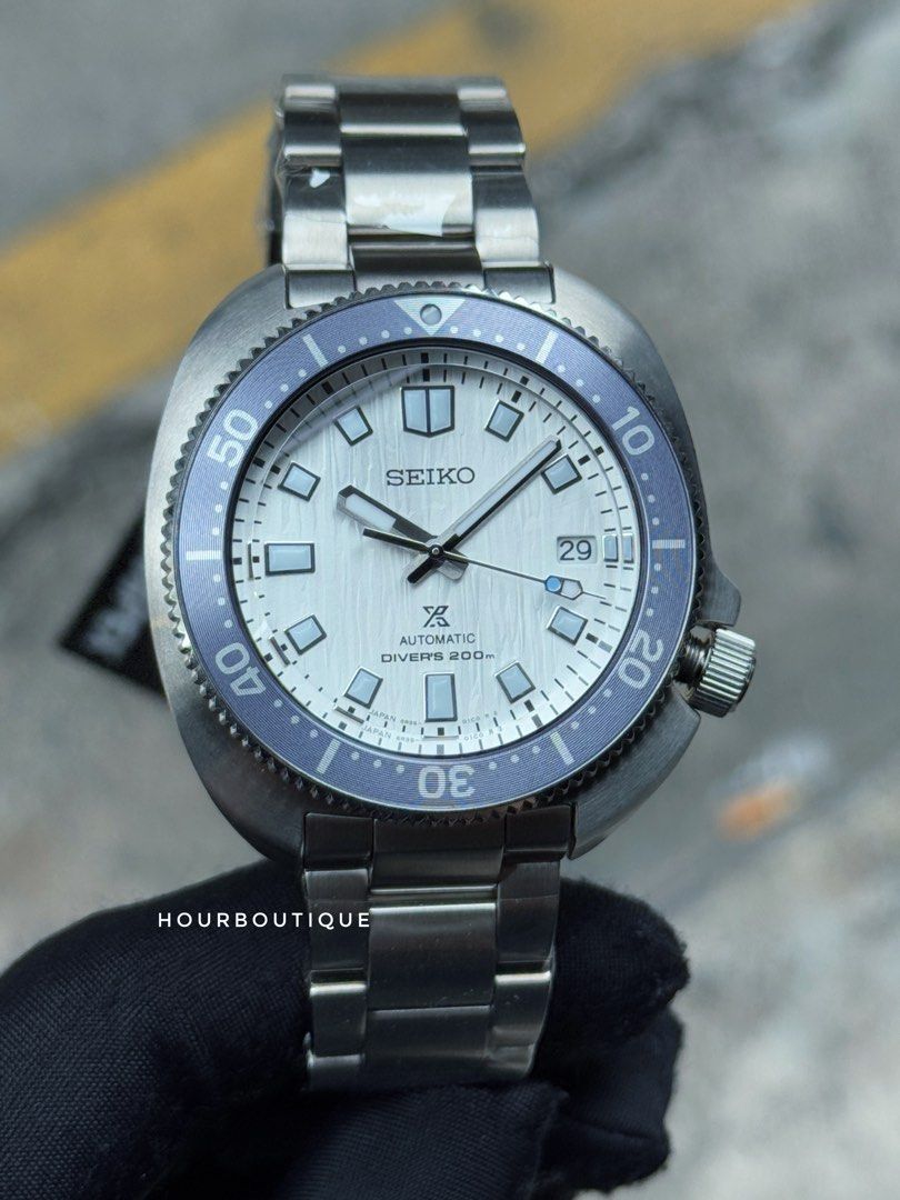 Brand New Seiko Prospex Cpt Willard White Birch Dial Automatic Divers Watch SPB301J1