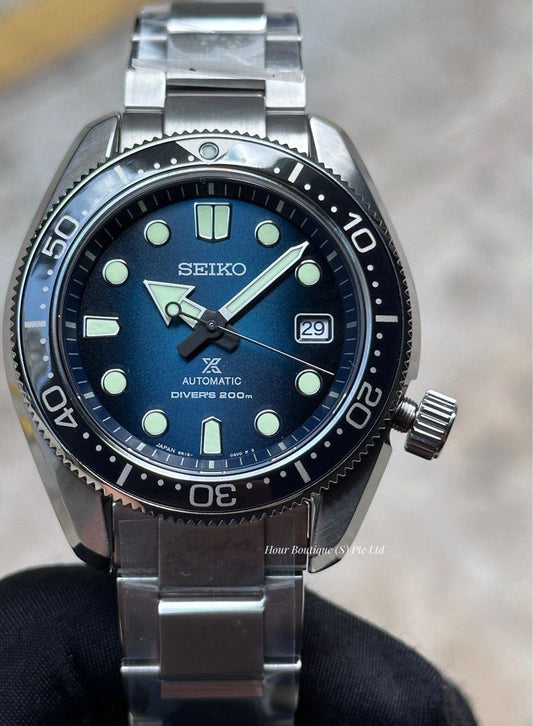 Brand New Seiko Prospex Deep Blue Hole MM200 Automatic Divers Watch SPB083J1