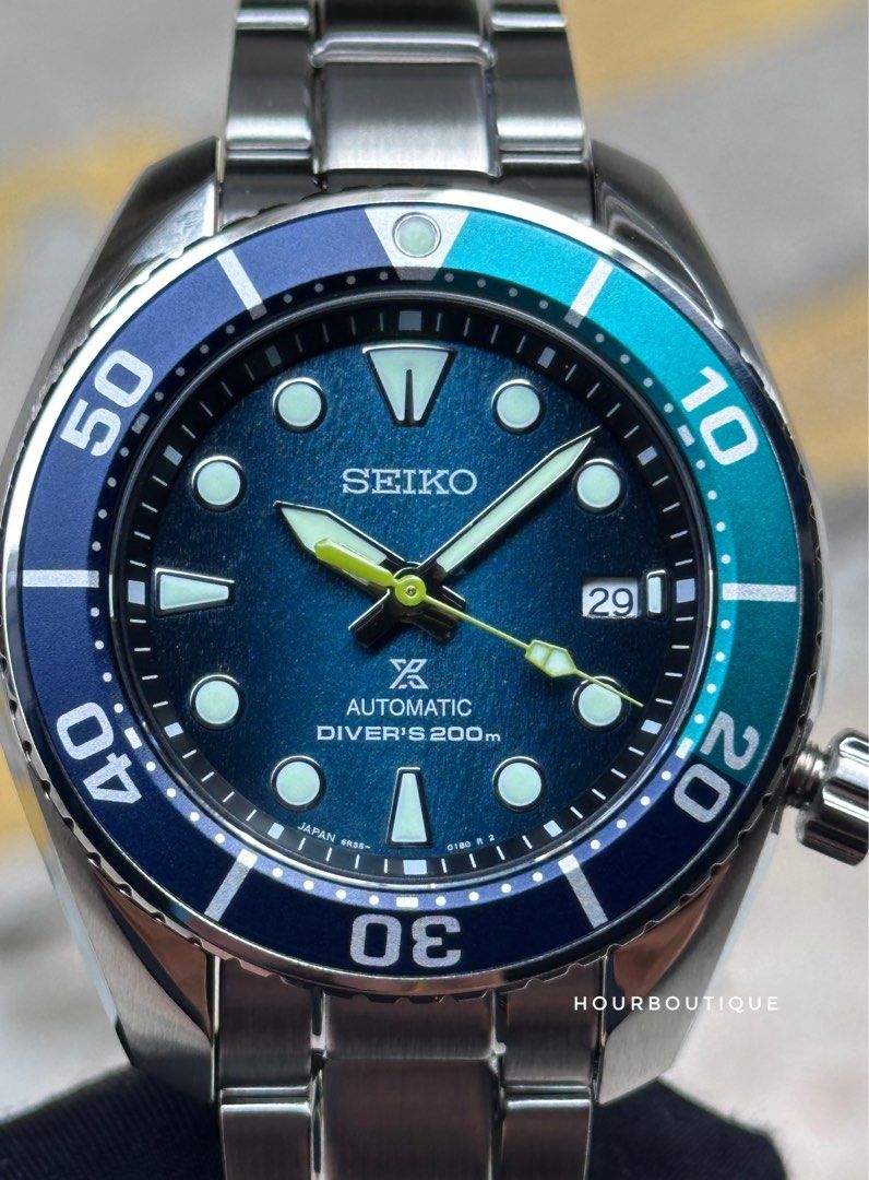 Brand New Seiko Prospex Europe Exclusive Forest Sumo Automatic Divers Watch SPB431J1