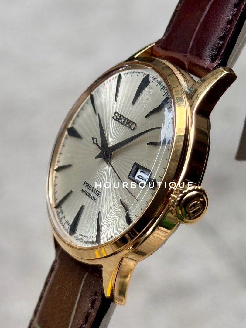 Brand New Seiko Presage Cream Dial Automatic Watch SRPB44J1