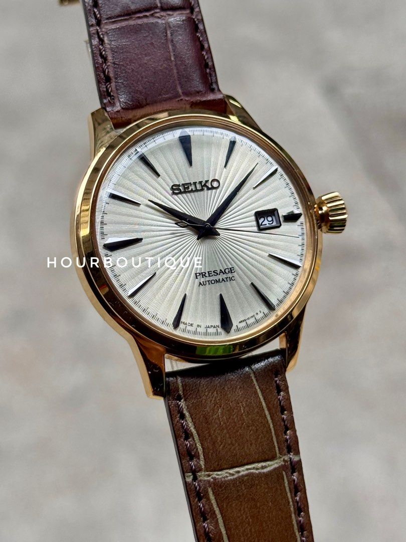 Brand New Seiko Presage Cream Dial Automatic Watch SRPB44J1