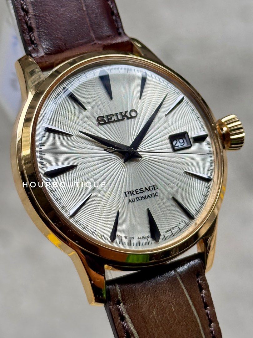 Brand New Seiko Presage Cream Dial Automatic Watch SRPB44J1