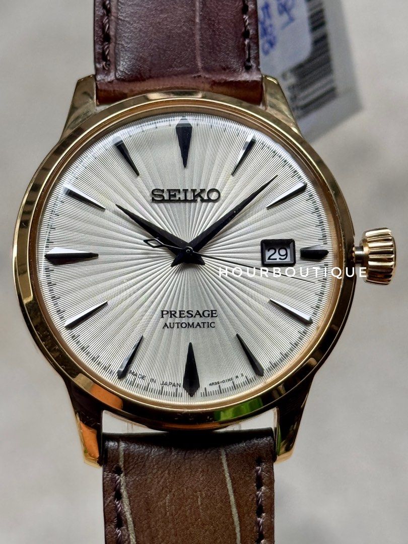 Brand New Seiko Presage Cream Dial Automatic Watch SRPB44J1