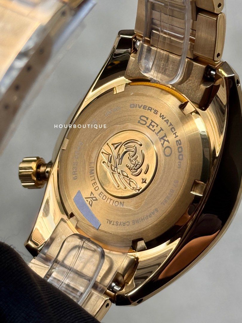 Brand New Seiko Prospex Gold King Sumo, Muay Thai Limited Edition 500pc Automatic Divers Watch SPB536J1
