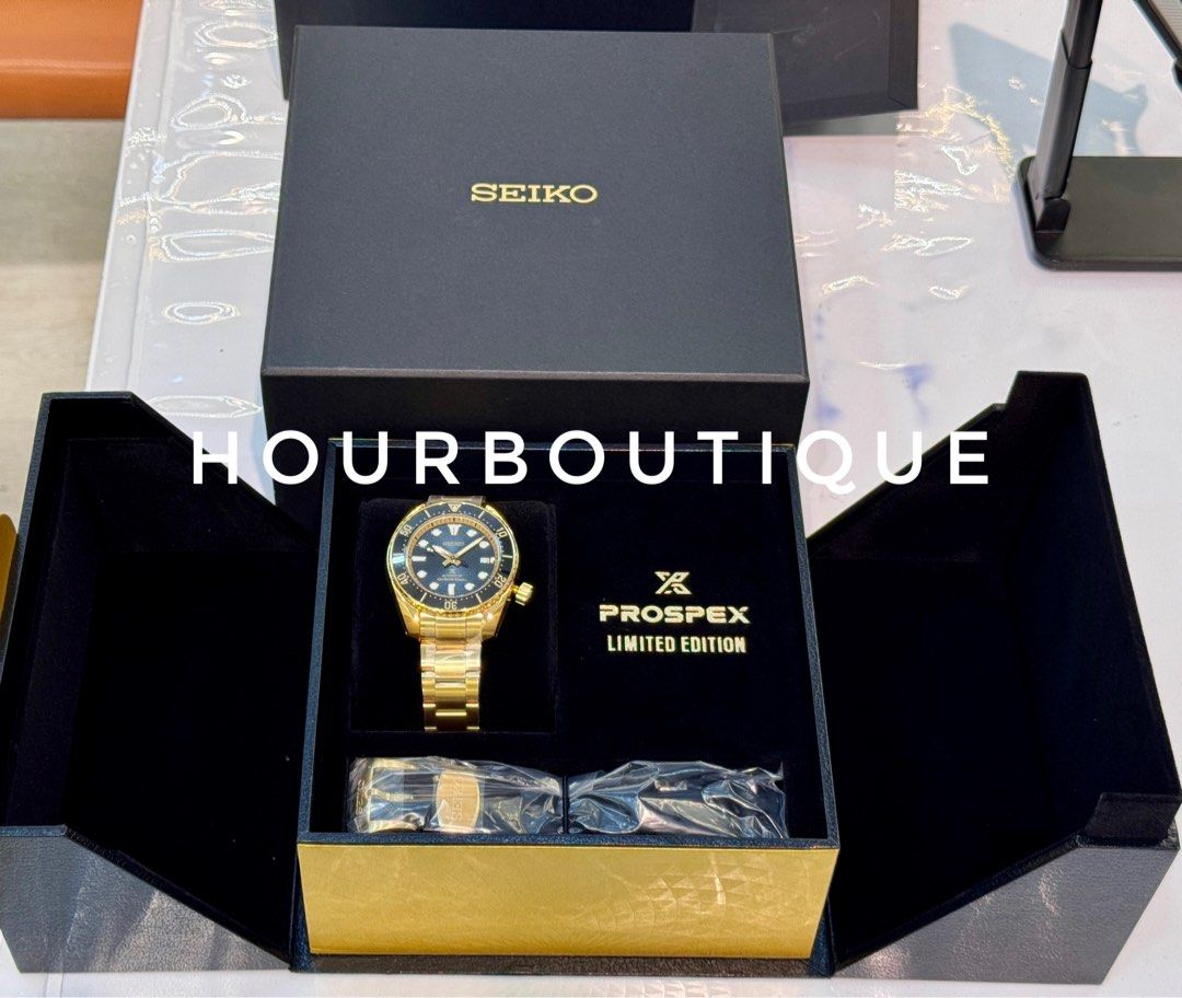 Brand New Seiko Prospex Gold King Sumo, Muay Thai Limited Edition 500pc Automatic Divers Watch SPB536J1