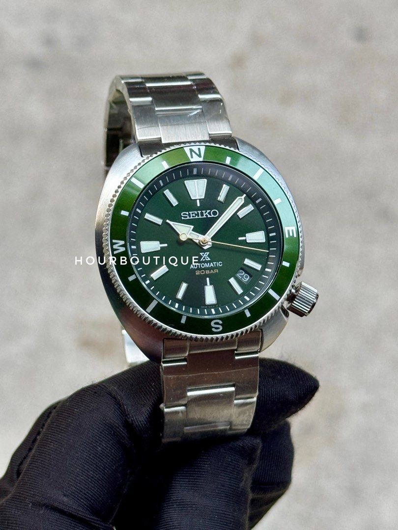 Brand New Seiko Prospex Green Land Tortoise Automatic Field Watch SRPH15K1