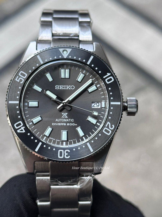 Brand New Seiko Prospex Grey Dial 62Mas Men’s Automatic Divers Watch SBDC101 SPB143