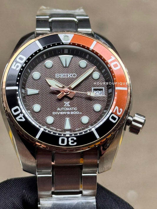 Brand New Seiko Prospex HawksBill Sumo Automatic Divers Watch SPB192J1