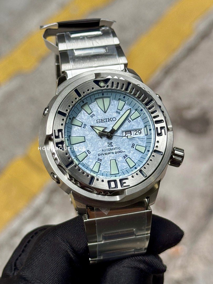 Brand New Seiko Prospex Japan Exclusive Frost Dial Tuna Automatic Divers Watch SBDY053