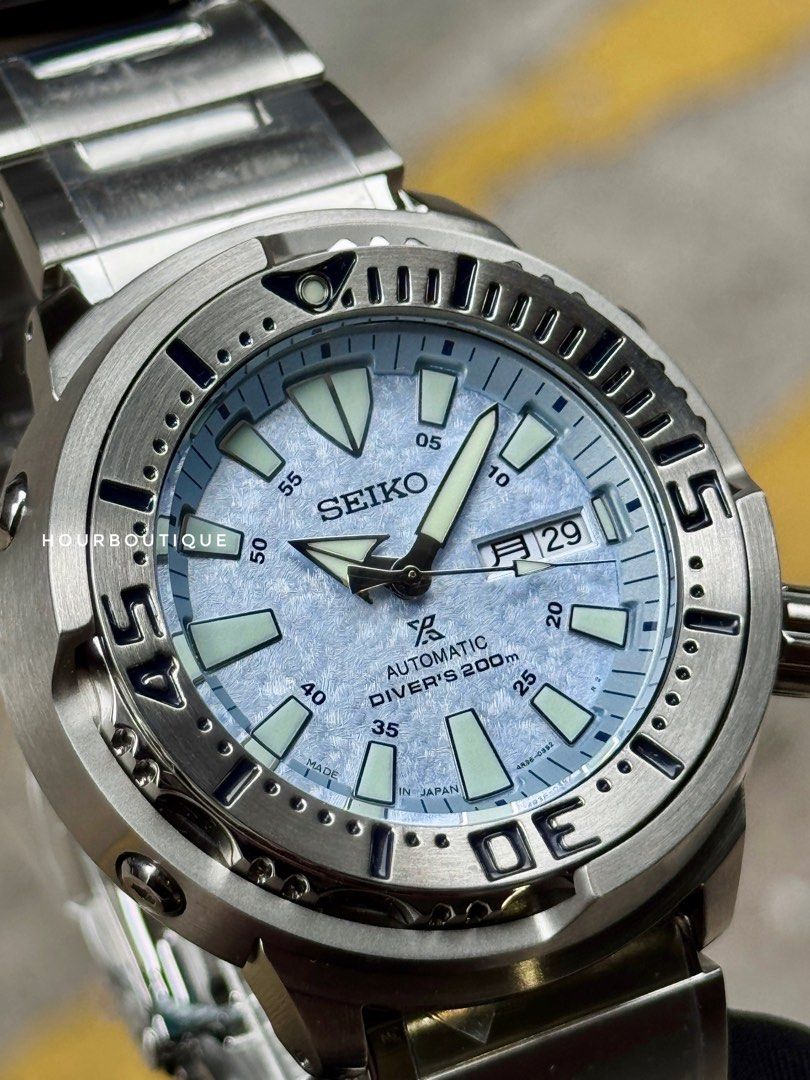 Brand New Seiko Prospex Japan Exclusive Frost Dial Tuna Automatic Divers Watch SBDY053