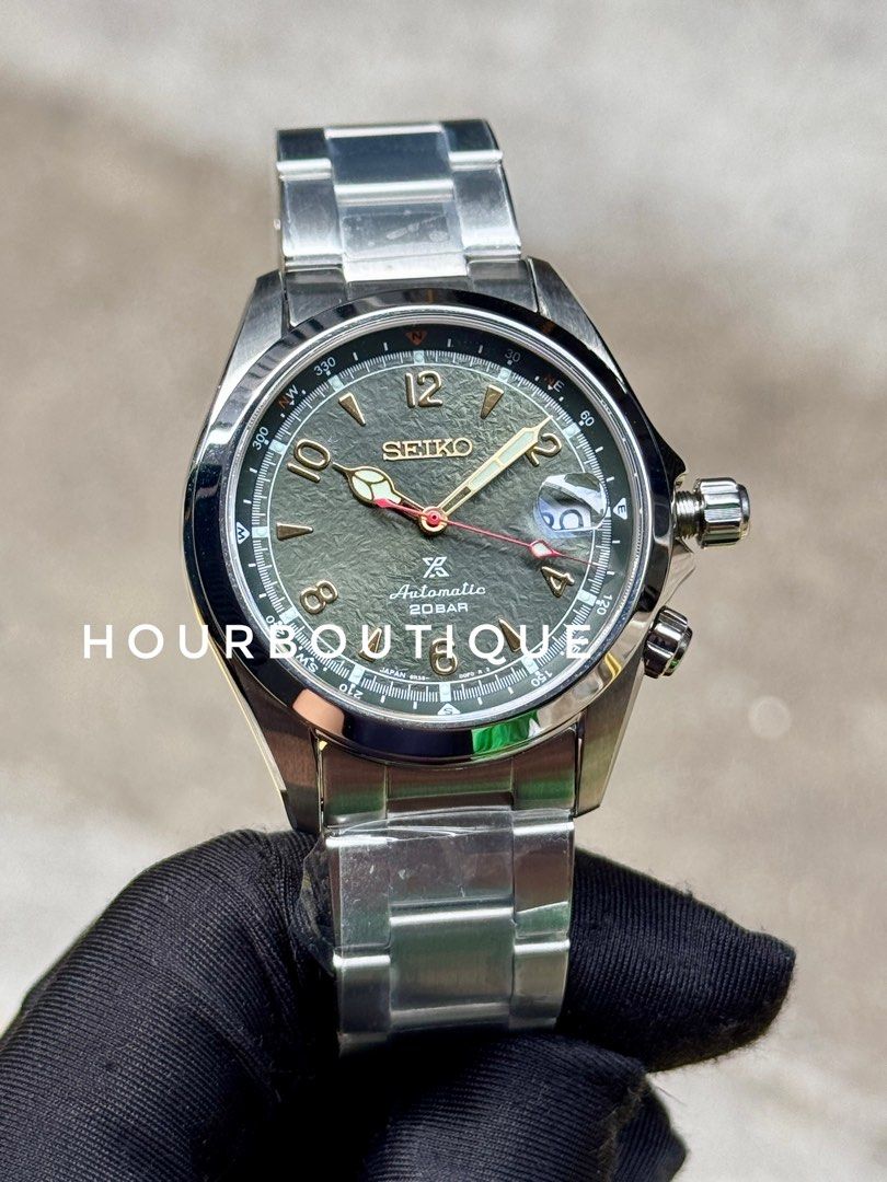 Brand New Seiko Prospex Jungle Theme Alpinist Automatic Field Watch SPB341J1