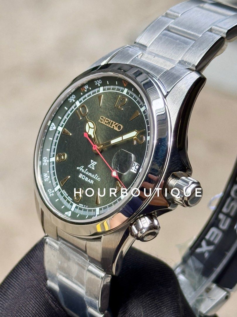 Brand New Seiko Prospex Jungle Theme Alpinist Automatic Field Watch SPB341J1