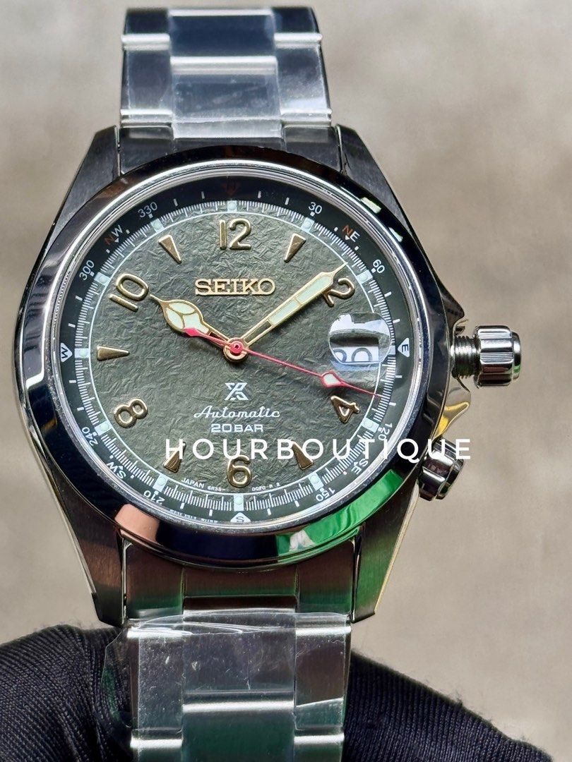 Brand New Seiko Prospex Jungle Theme Alpinist Automatic Field Watch SPB341J1