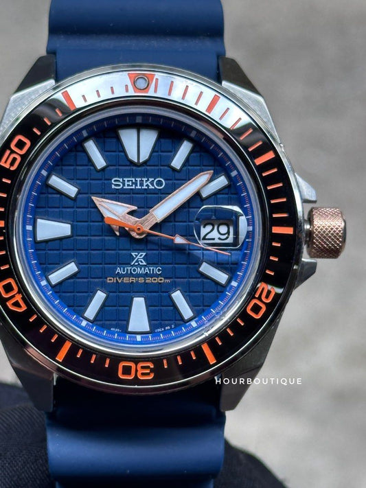 Brand New Seiko Prospex King Samurai Blue Dial Mens Automatic Watch SRPH43K1