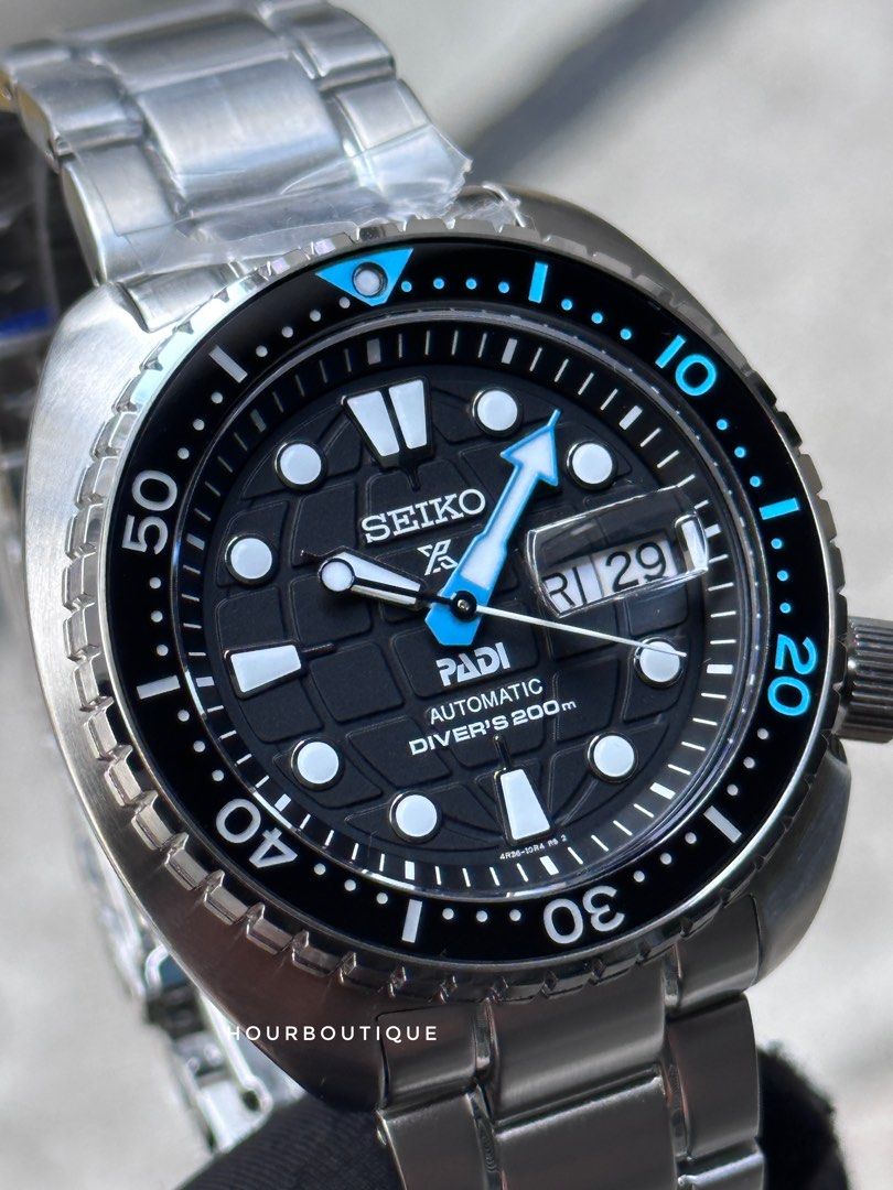 Brand New Seiko Prospex King Turtle PADI Edition Grenade Dial Automatic Divers Watch SRPG19K1