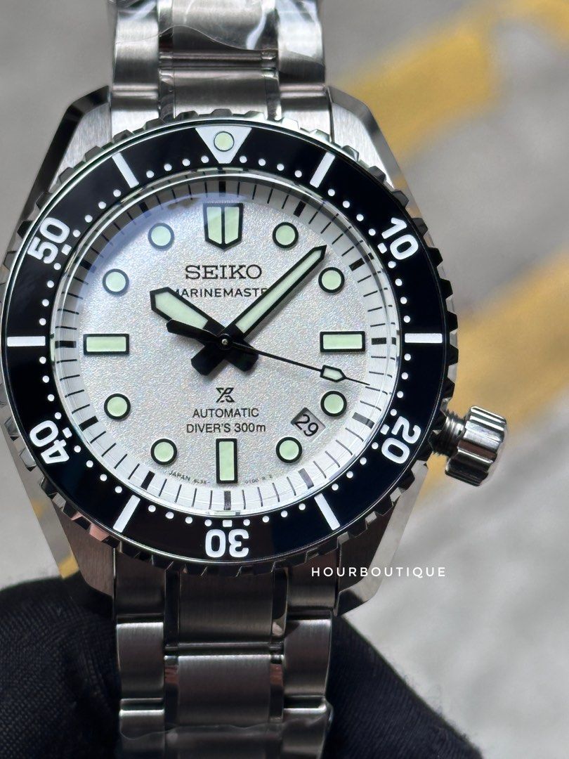 Brand New Seiko Prospex Marine Master MM300 White Dial Automatic Divers SLA077J1 SBDX063