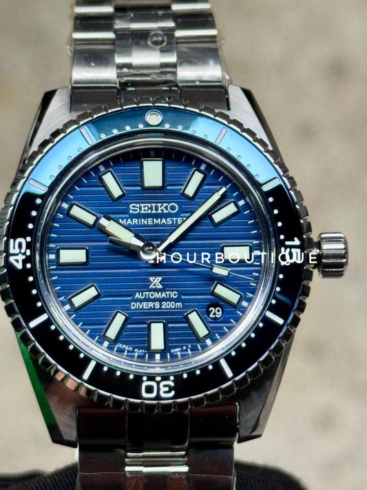 Brand New Seiko Prospex Marine Master 40mm Blue Dial Automatic Divers Watch SJE119J1
