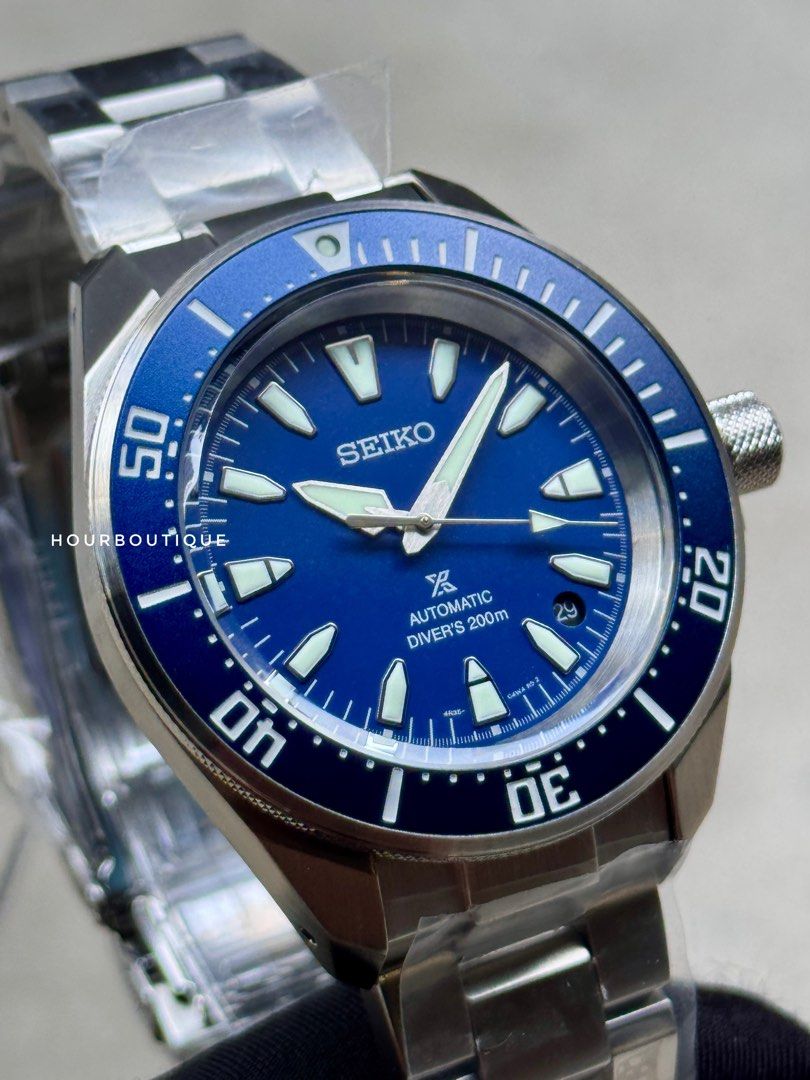Brand New Seiko Prospex Matt Blue Dial Samurai, Automatic Divers Watch SRPL51K1