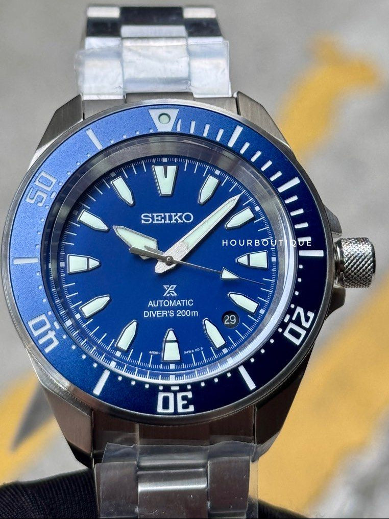 Brand New Seiko Prospex Matt Blue Dial Samurai, Automatic Divers Watch SRPL51K1