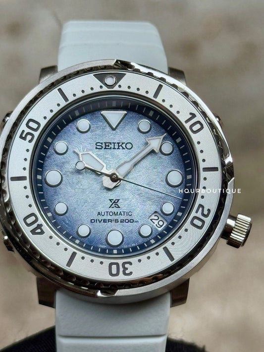 Brand New Seiko Prospex Mini Tuna Artic Penguin Dial Automatic Diver Watch SRPG59K1