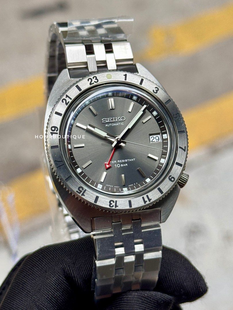 Brand New Seiko Prospex Navigator FieldWatch Grey Dial Automatic Limited Edition SPB411J1