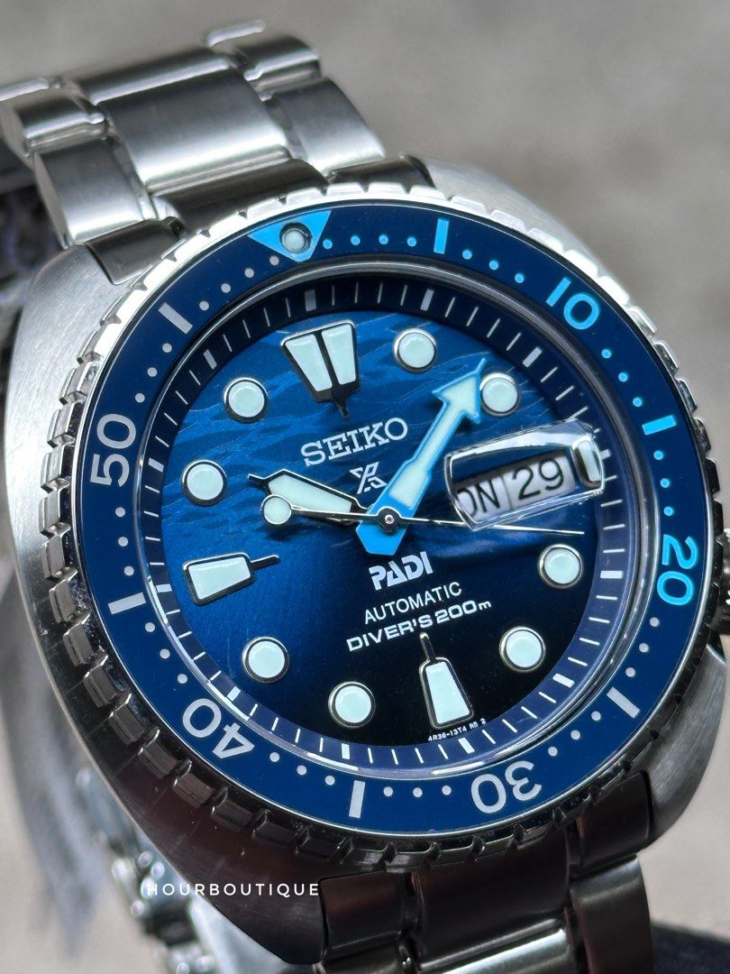 Brand New Seiko Prospex PADI King Turtle Mens Automatic Divers Watch SRPK01K1