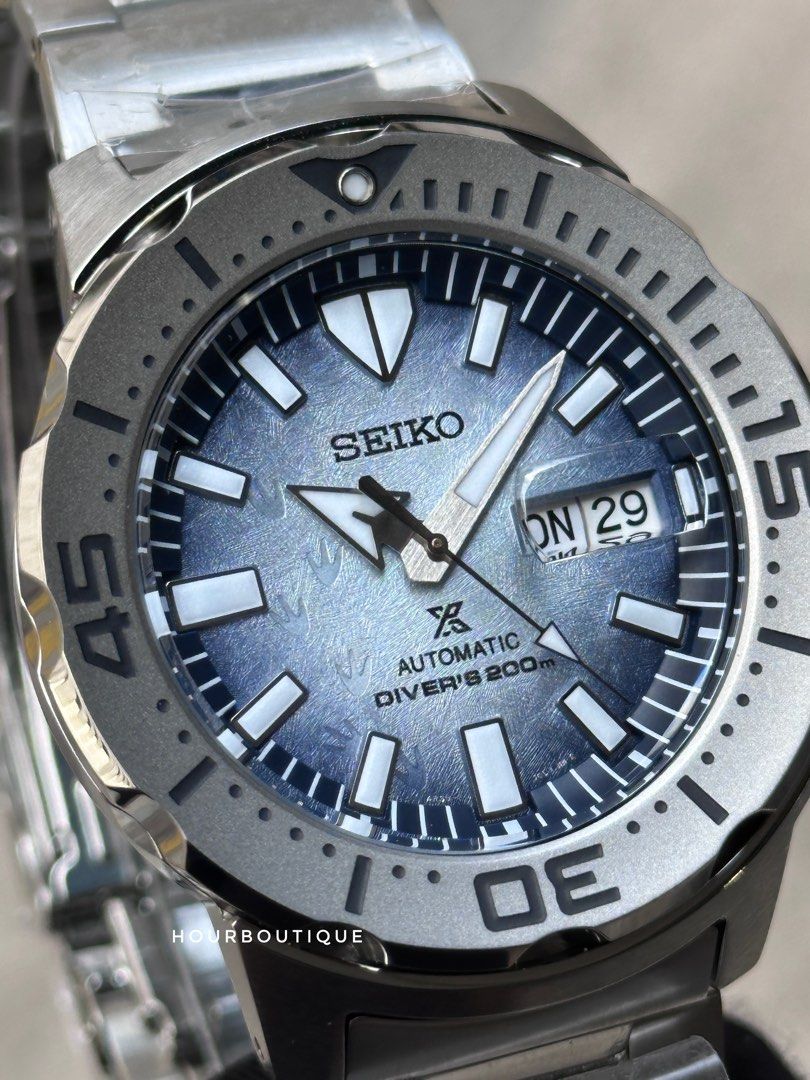 Brand New Seiko Prospex Penguin Feet Dial Monster , Mens Automatic Divers Watch SRPG57K1