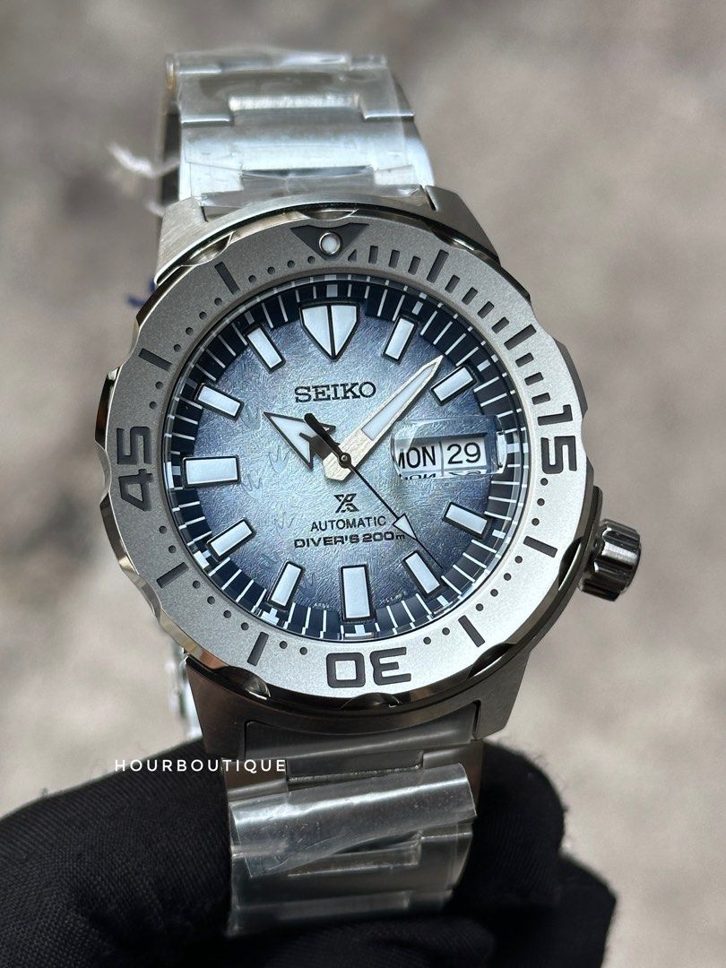 Brand New Seiko Prospex Penguin Feet Dial Monster , Mens Automatic Divers Watch SRPG57K1